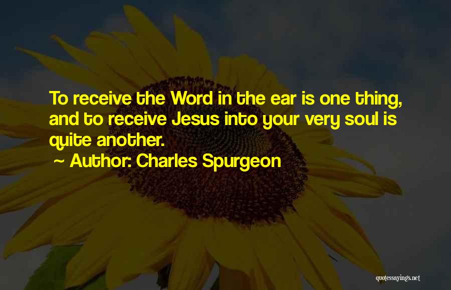 3 Word Jesus Quotes By Charles Spurgeon