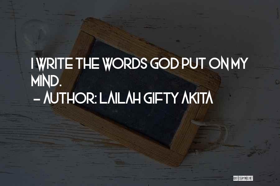 3 Words For You Quotes By Lailah Gifty Akita
