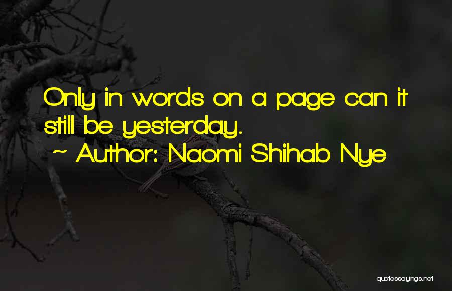 3 Words For You Quotes By Naomi Shihab Nye