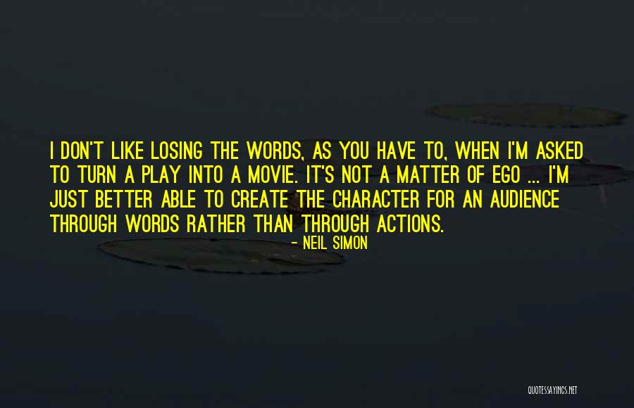 3 Words Movie Quotes By Neil Simon 3 Words Movie Quotes By Neil Simon