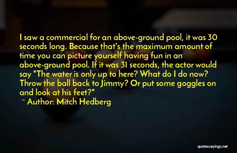 30 Seconds Quotes By Mitch Hedberg