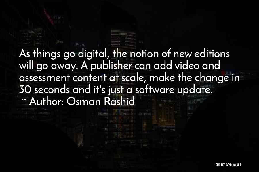 30 Seconds Quotes By Osman Rashid