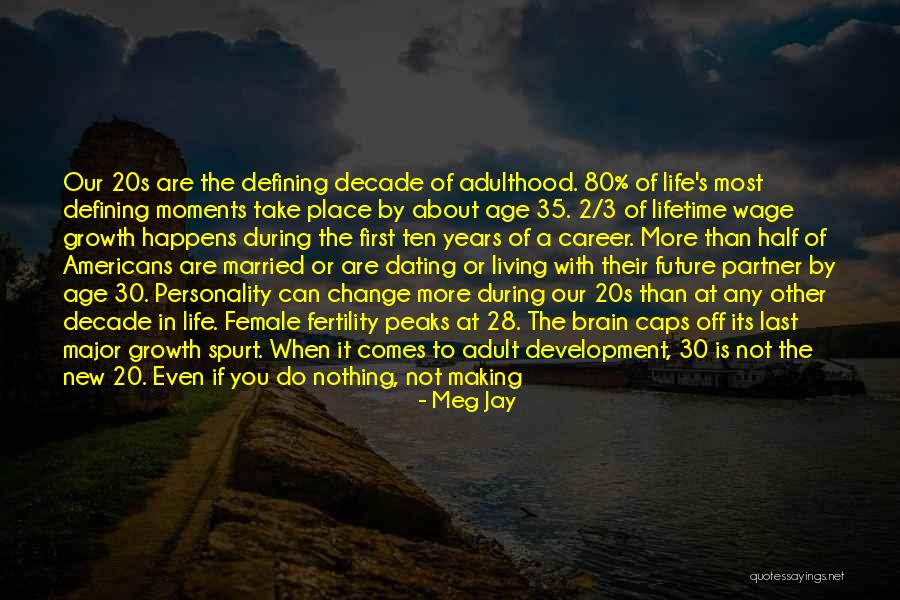 30 Years Age Quotes By Meg Jay 30 Years Age Quotes By Meg Jay