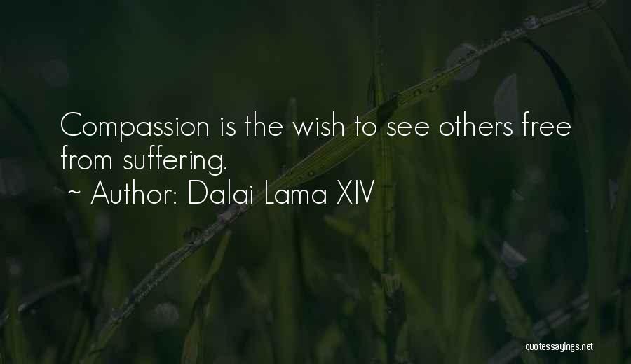 Dalai Lama XIV Quotes: Compassion Is The Wish To See Others Free From Suffering.
