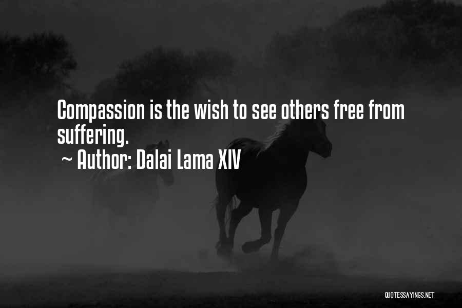 Dalai Lama XIV Quotes: Compassion Is The Wish To See Others Free From Suffering.