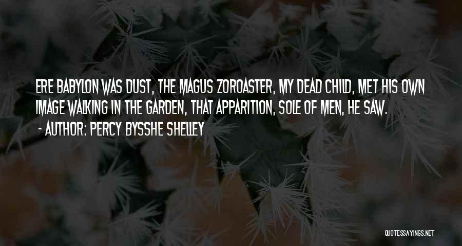 Percy Bysshe Shelley Quotes: Ere Babylon Was Dust, The Magus Zoroaster, My Dead Child, Met His Own Image Walking In The Garden, That Apparition,