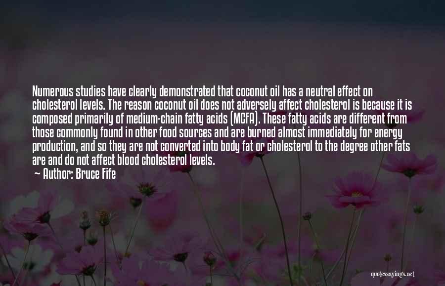 Bruce Fife Quotes: Numerous Studies Have Clearly Demonstrated That Coconut Oil Has A Neutral Effect On Cholesterol Levels. The Reason Coconut Oil Does