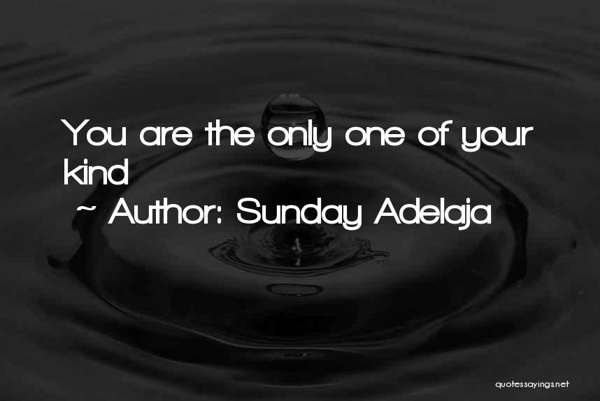 Sunday Adelaja Quotes: You Are The Only One Of Your Kind