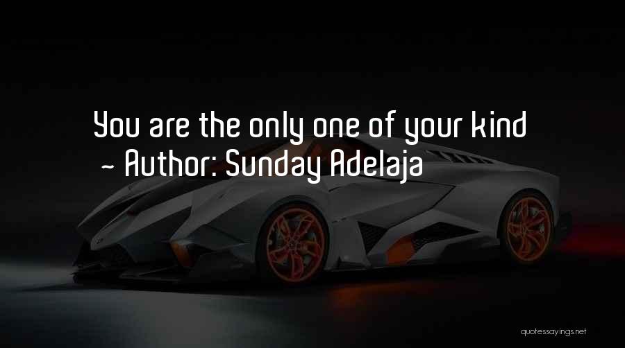 Sunday Adelaja Quotes: You Are The Only One Of Your Kind