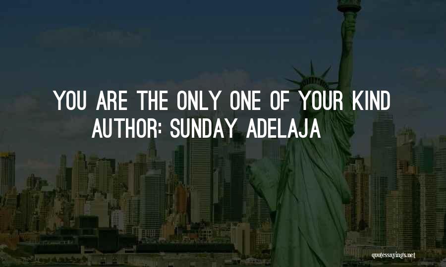 Sunday Adelaja Quotes: You Are The Only One Of Your Kind