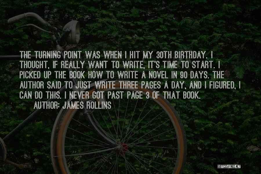 30th Birthday Quotes By James Rollins