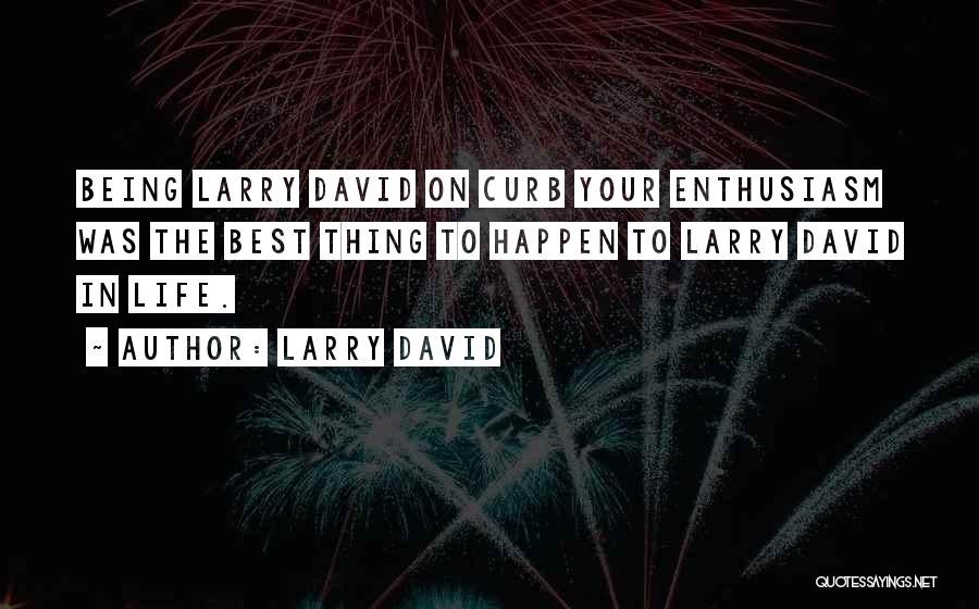 Larry David Quotes: Being Larry David On Curb Your Enthusiasm Was The Best Thing To Happen To Larry David In Life.