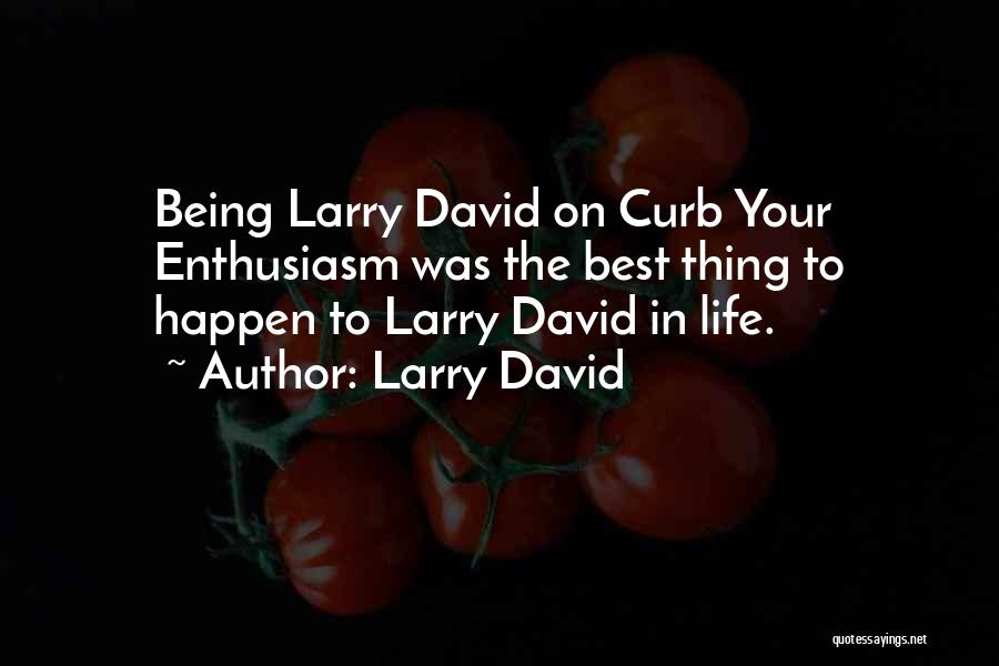 Larry David Quotes: Being Larry David On Curb Your Enthusiasm Was The Best Thing To Happen To Larry David In Life.