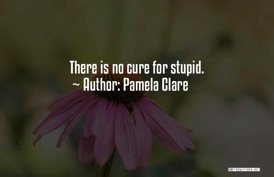 Pamela Clare Quotes: There Is No Cure For Stupid.
