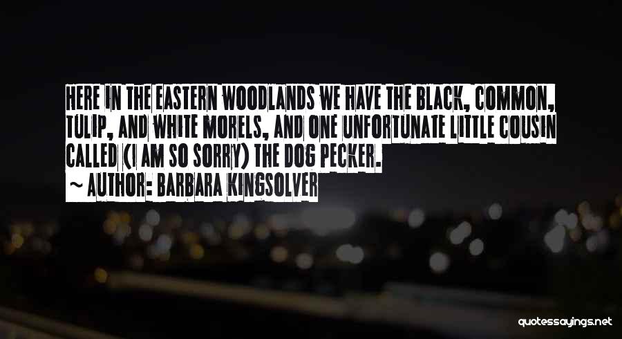 Barbara Kingsolver Quotes: Here In The Eastern Woodlands We Have The Black, Common, Tulip, And White Morels, And One Unfortunate Little Cousin Called