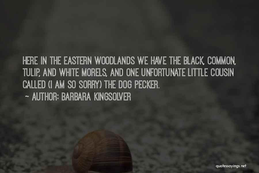 Barbara Kingsolver Quotes: Here In The Eastern Woodlands We Have The Black, Common, Tulip, And White Morels, And One Unfortunate Little Cousin Called