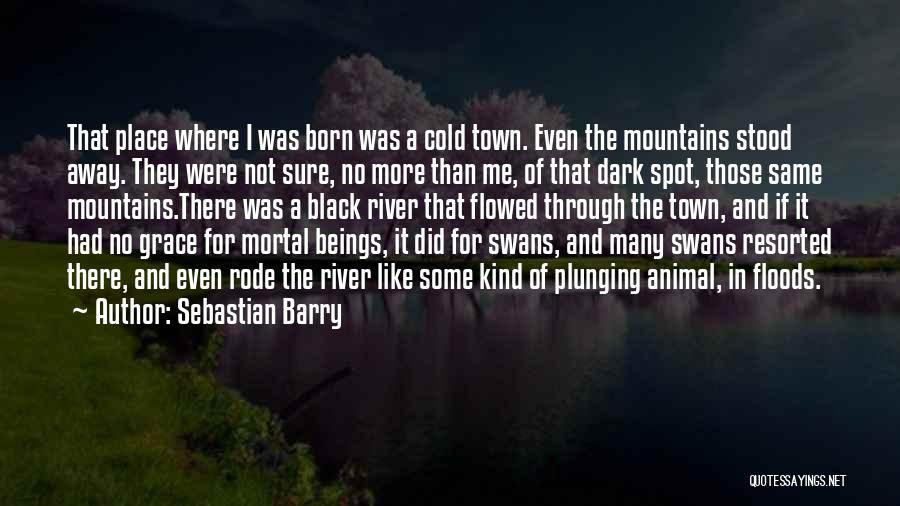 Sebastian Barry Quotes: That Place Where I Was Born Was A Cold Town. Even The Mountains Stood Away. They Were Not Sure, No