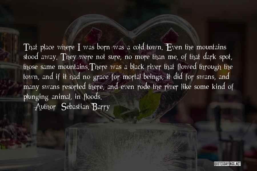 Sebastian Barry Quotes: That Place Where I Was Born Was A Cold Town. Even The Mountains Stood Away. They Were Not Sure, No