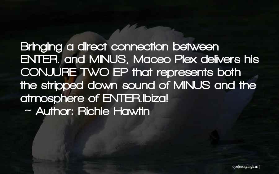 Richie Hawtin Quotes: Bringing A Direct Connection Between Enter. And Minus, Maceo Plex Delivers His Conjure Two Ep That Represents Both The Stripped