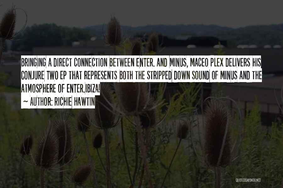 Richie Hawtin Quotes: Bringing A Direct Connection Between Enter. And Minus, Maceo Plex Delivers His Conjure Two Ep That Represents Both The Stripped