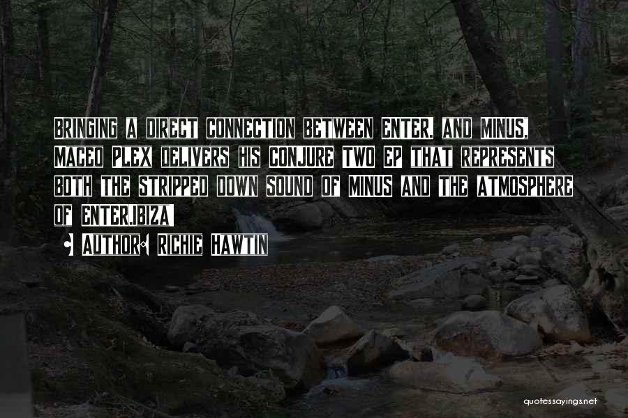Richie Hawtin Quotes: Bringing A Direct Connection Between Enter. And Minus, Maceo Plex Delivers His Conjure Two Ep That Represents Both The Stripped