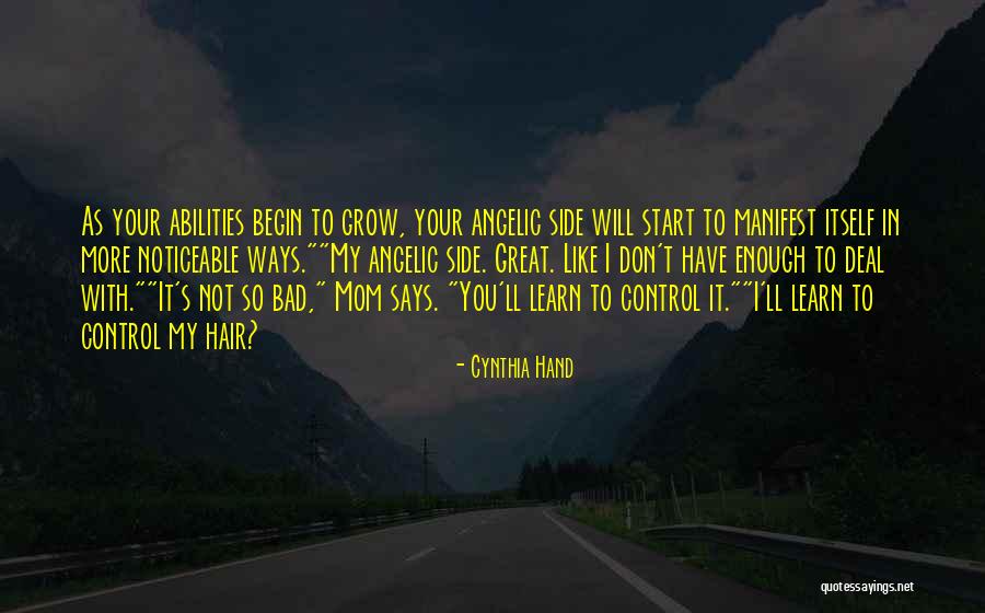 33 Quotes By Cynthia Hand 33 Quotes By Cynthia Hand