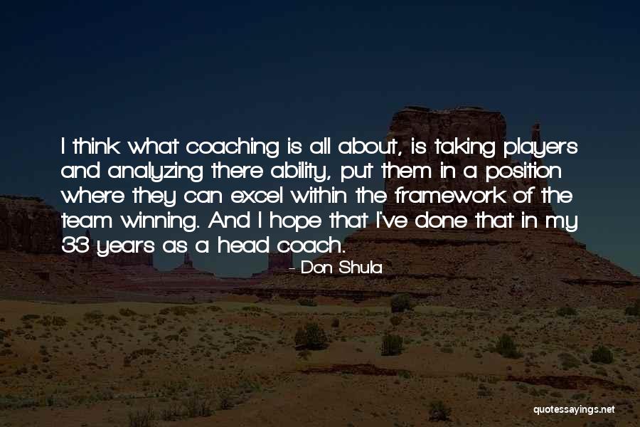 33 Quotes By Don Shula