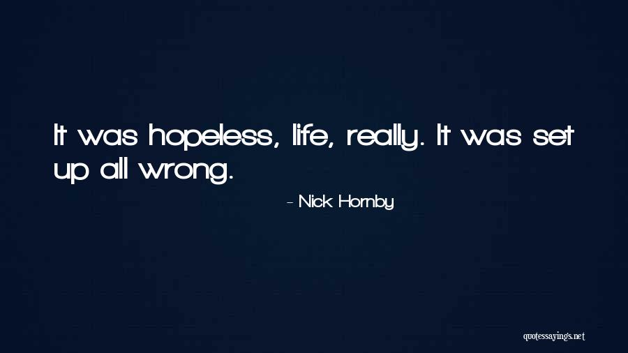 33rd Wedding Anniversary Quotes By Nick Hornby