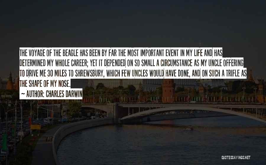 Charles Darwin Quotes: The Voyage Of The Beagle Has Been By Far The Most Important Event In My Life And Has Determined My