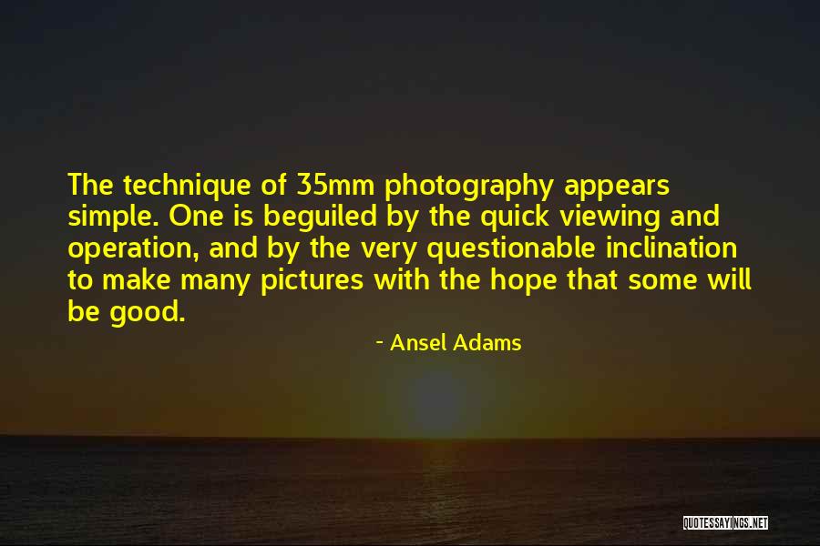 35mm Quotes By Ansel Adams