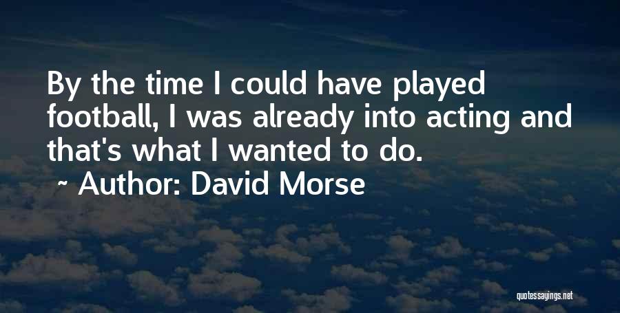 35th High School Reunion Quotes By David Morse