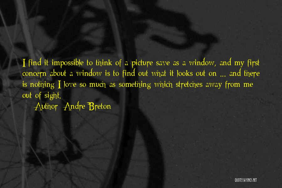 Andre Breton Quotes: I Find It Impossible To Think Of A Picture Save As A Window, And My First Concern About A Window