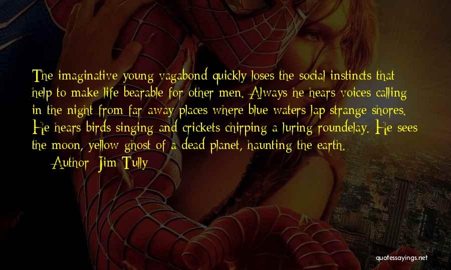 Jim Tully Quotes: The Imaginative Young Vagabond Quickly Loses The Social Instincts That Help To Make Life Bearable For Other Men. Always He