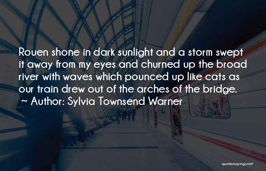 Sylvia Townsend Warner Quotes: Rouen Shone In Dark Sunlight And A Storm Swept It Away From My Eyes And Churned Up The Broad River