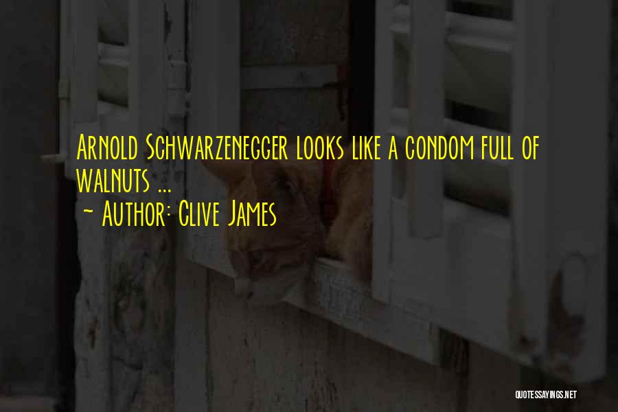 Clive James Quotes: Arnold Schwarzenegger Looks Like A Condom Full Of Walnuts ...