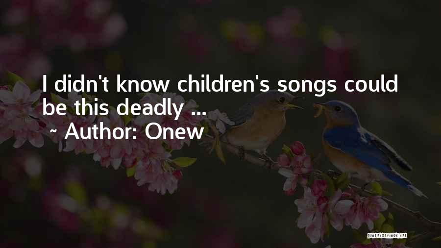 Onew Quotes: I Didn't Know Children's Songs Could Be This Deadly ...