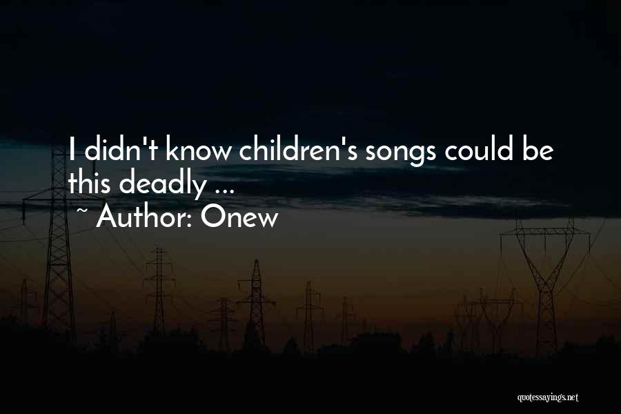 Onew Quotes: I Didn't Know Children's Songs Could Be This Deadly ...