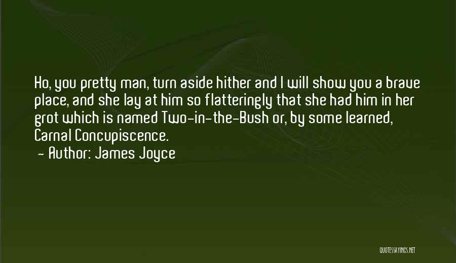 James Joyce Quotes: Ho, You Pretty Man, Turn Aside Hither And I Will Show You A Brave Place, And She Lay At Him