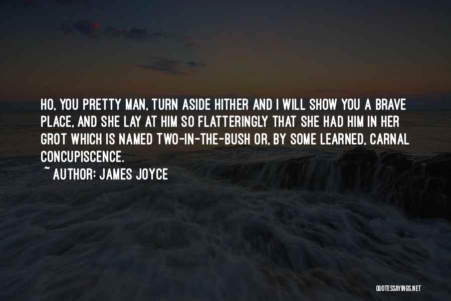 James Joyce Quotes: Ho, You Pretty Man, Turn Aside Hither And I Will Show You A Brave Place, And She Lay At Him