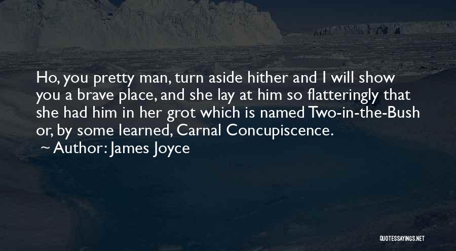 James Joyce Quotes: Ho, You Pretty Man, Turn Aside Hither And I Will Show You A Brave Place, And She Lay At Him