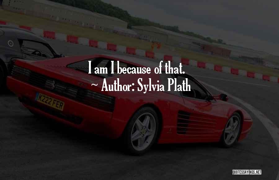 Sylvia Plath Quotes: I Am I Because Of That.