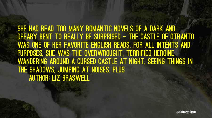 Liz Braswell Quotes: She Had Read Too Many Romantic Novels Of A Dark And Dreary Bent To Really Be Surprised - The Castle