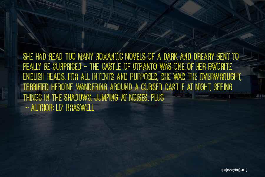 Liz Braswell Quotes: She Had Read Too Many Romantic Novels Of A Dark And Dreary Bent To Really Be Surprised - The Castle