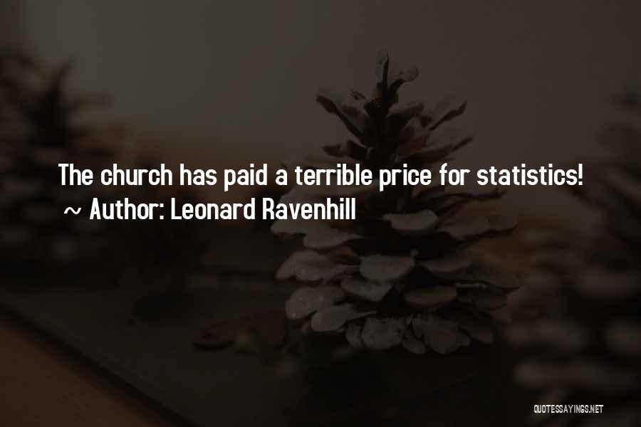 Leonard Ravenhill Quotes: The Church Has Paid A Terrible Price For Statistics!