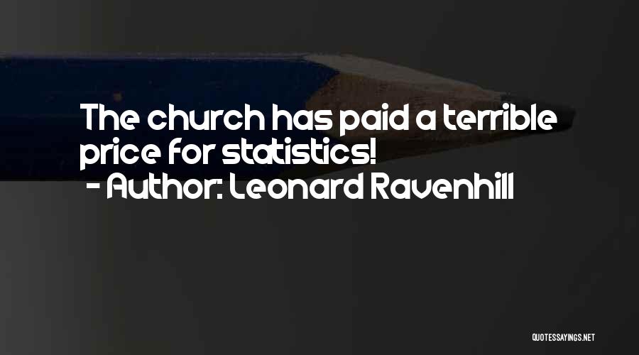 Leonard Ravenhill Quotes: The Church Has Paid A Terrible Price For Statistics!