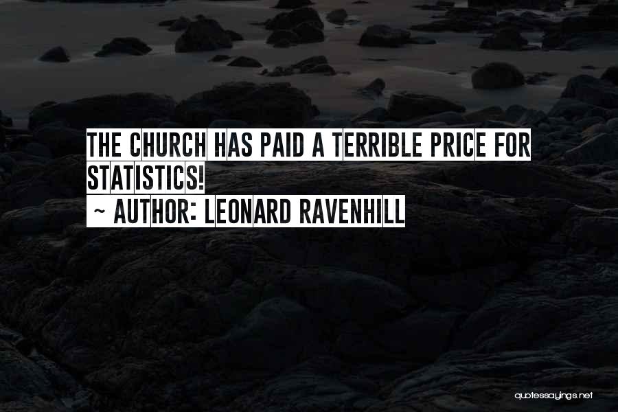 Leonard Ravenhill Quotes: The Church Has Paid A Terrible Price For Statistics!