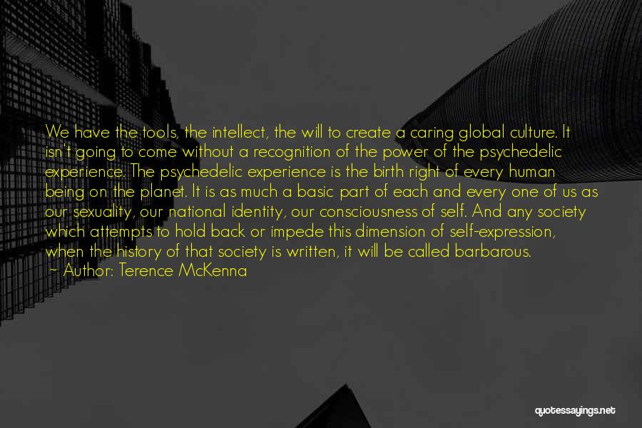 Terence McKenna Quotes: We Have The Tools, The Intellect, The Will To Create A Caring Global Culture. It Isn't Going To Come Without