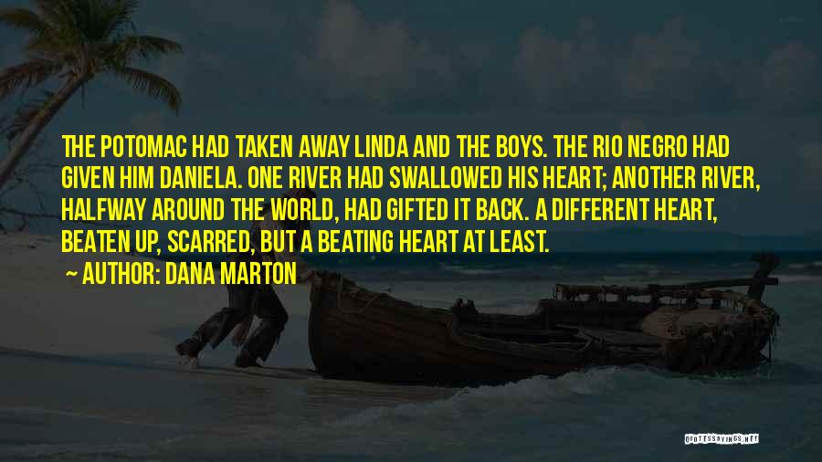 Dana Marton Quotes: The Potomac Had Taken Away Linda And The Boys. The Rio Negro Had Given Him Daniela. One River Had Swallowed