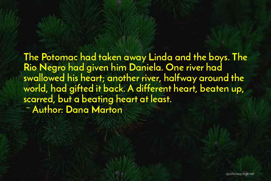 Dana Marton Quotes: The Potomac Had Taken Away Linda And The Boys. The Rio Negro Had Given Him Daniela. One River Had Swallowed