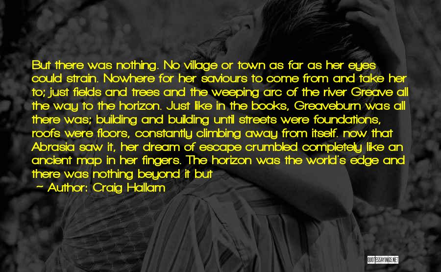 Craig Hallam Quotes: But There Was Nothing. No Village Or Town As Far As Her Eyes Could Strain. Nowhere For Her Saviours To